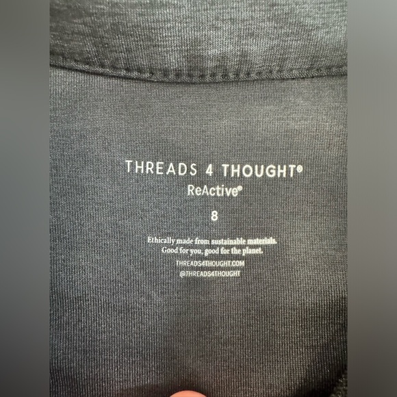 Threads 4 Thought Reactive Quarter Zip Kids Size - 8 - Picture 3 of 7